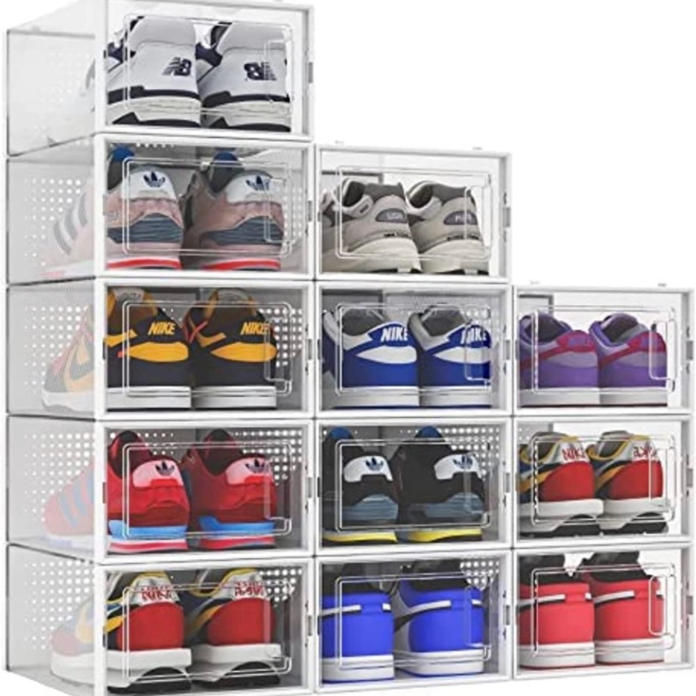 12 Pack Shoe storage Boxes